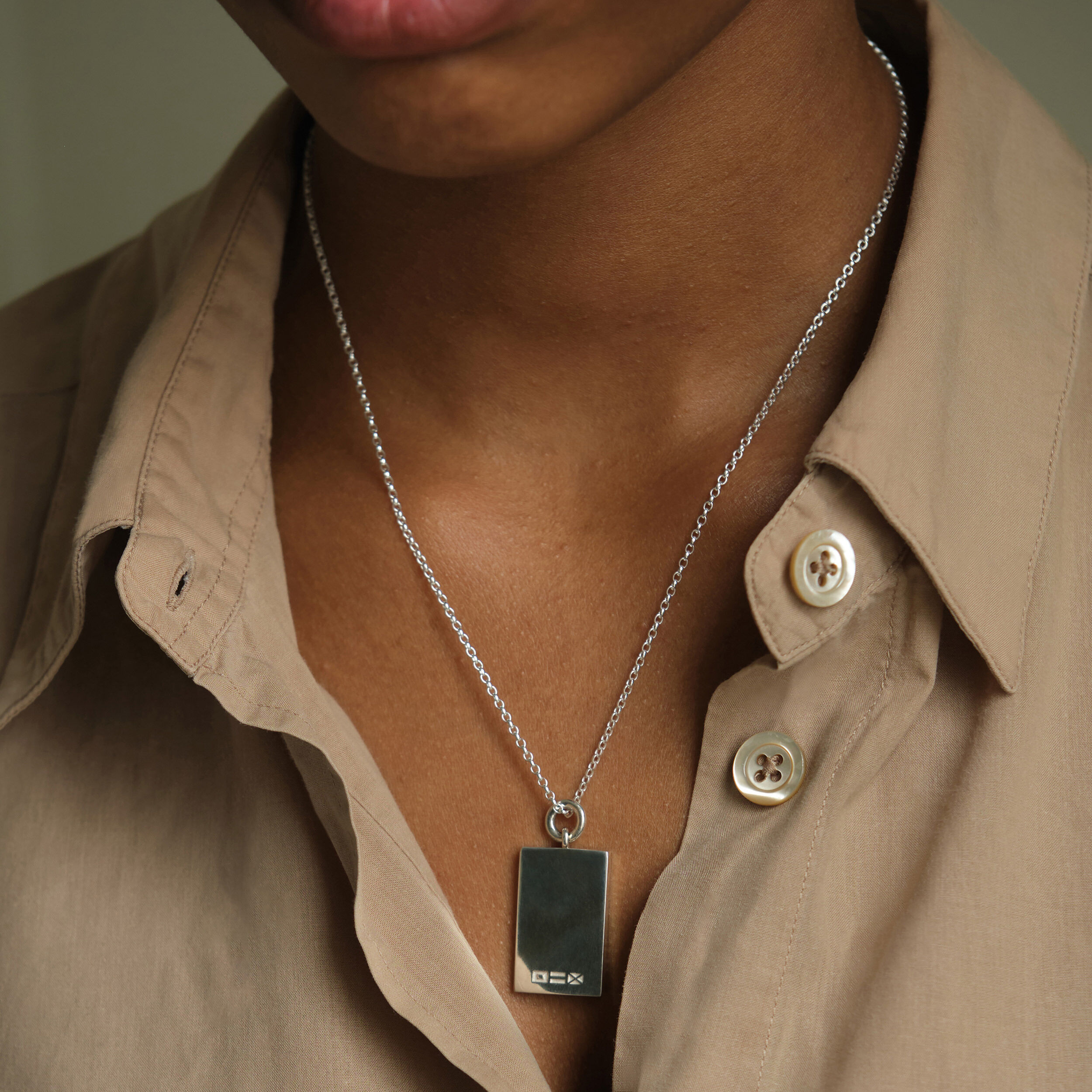 Tate silver pendant necklace Jewellery Tate Shop Tate
